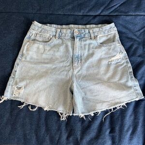 American Eagle Casual Light Blue Denim Shorts